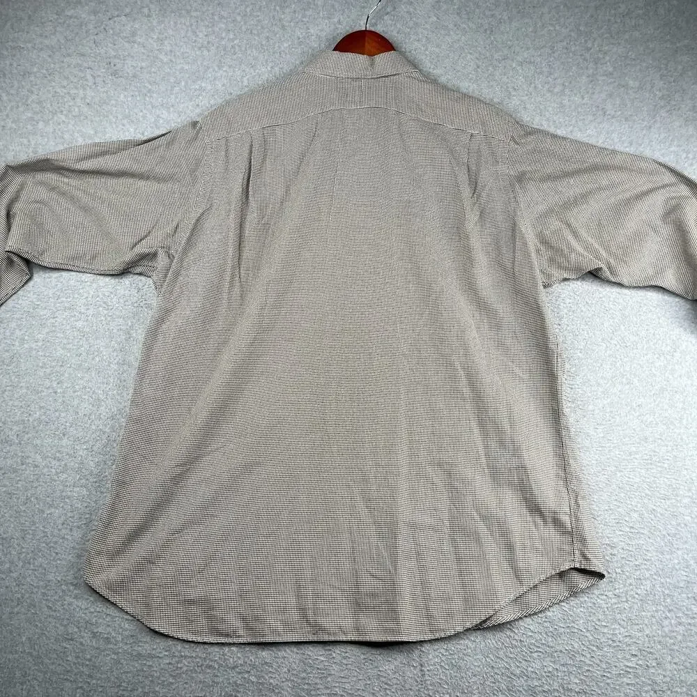 Polo Ralph Lauren Curham Classic Fit Shirt Houndstooth Button Up Long Sleeve XL